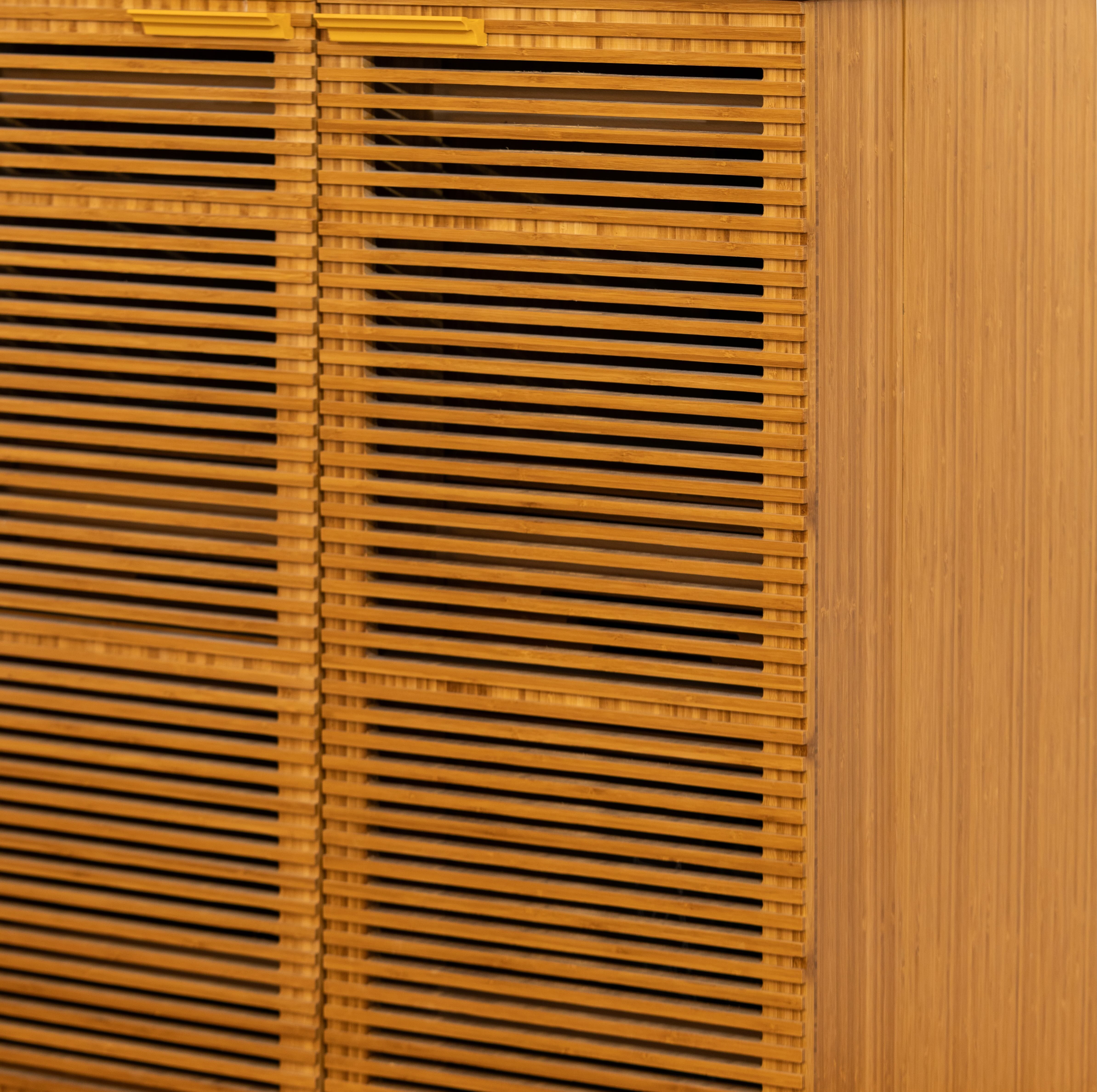 Barly cabinet bamboo construction