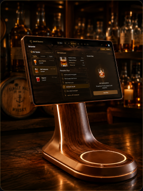 Solo in a whisky distillery theme